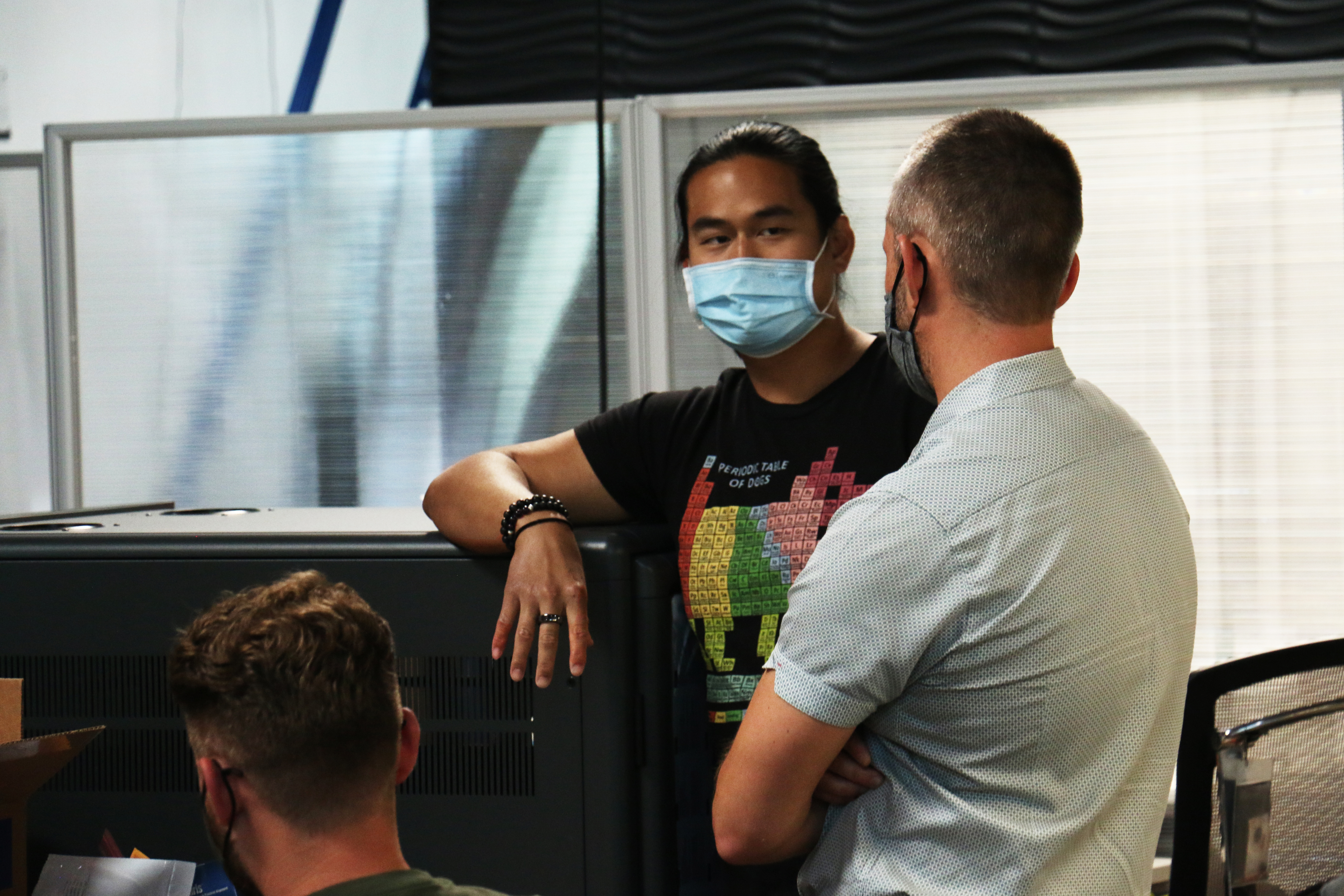 Participant wearing a Kernel neuroimaging headset